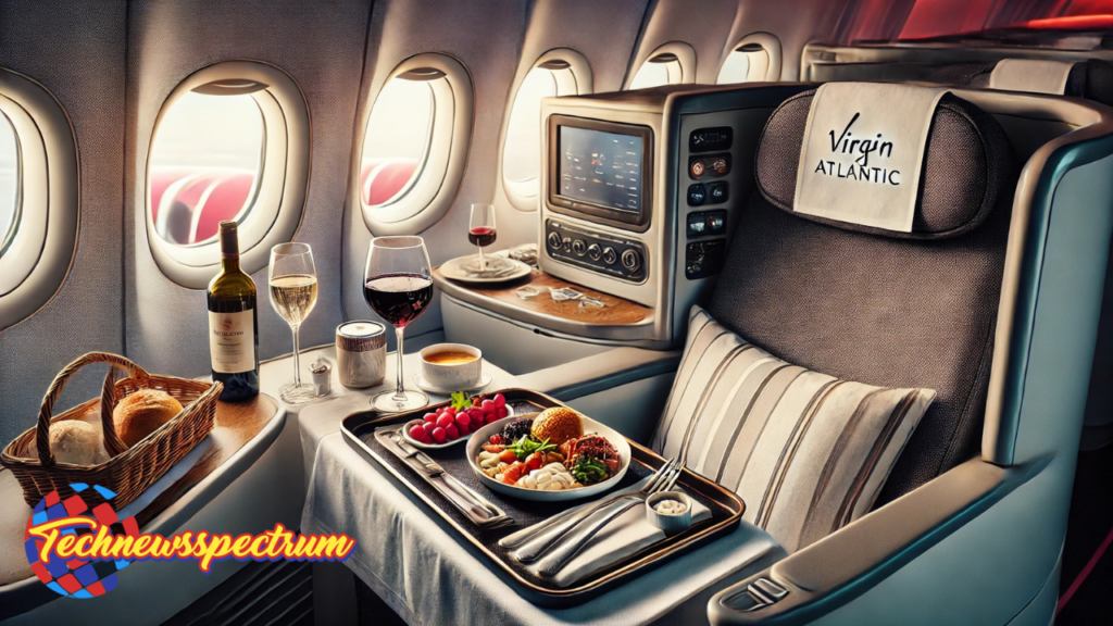 Virgin Atlantic Premium Economy Menu