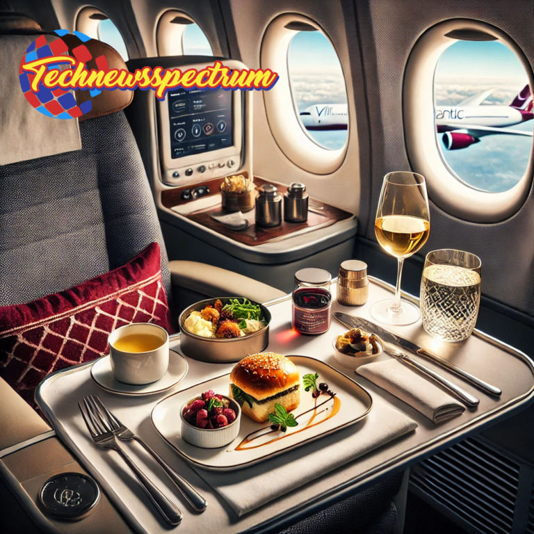 Virgin Atlantic Premium Economy Menu