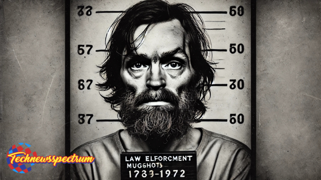 charles manson mugshot