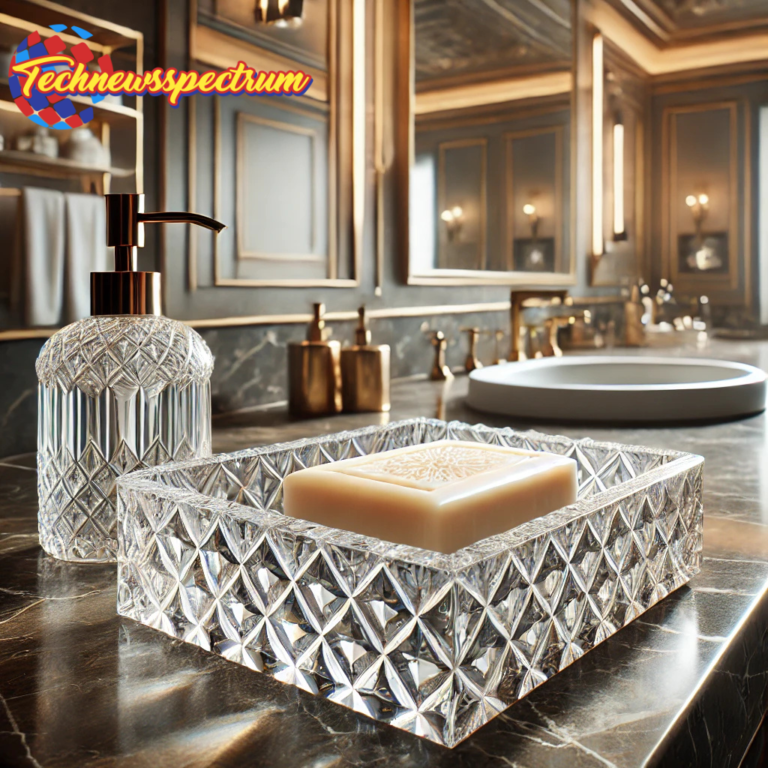 decor walther cut crystal soap dish