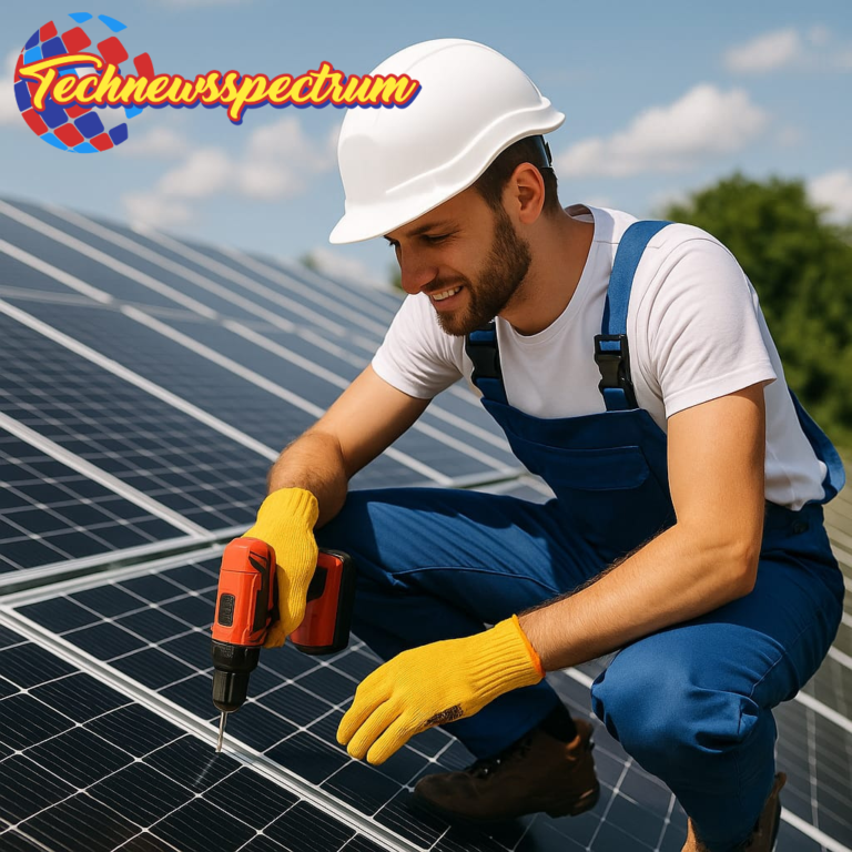 Solar panel installation